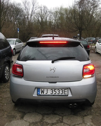 Citroen DS3 cena 22140 przebieg: 164000, rok produkcji 2012 z Warszawa małe 67